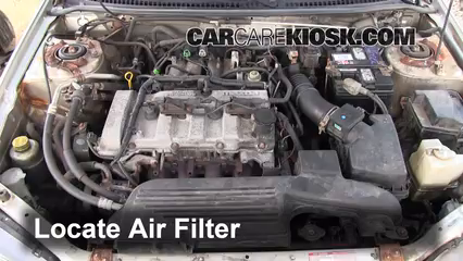 2002 Mazda Protege ES 2.0L 4 Cyl. Air Filter (Engine) Replace